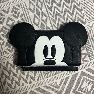 Disney Mickey Mouse Ears 90 Years True Original 3D Cell Phone Wristlet Wallet